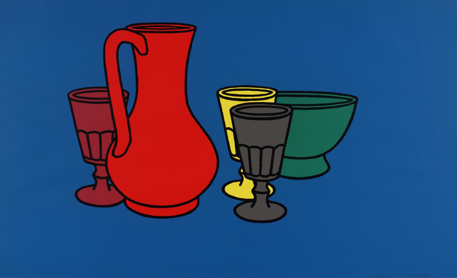 Patrick Caulfield - Coloured Still Life - 1967